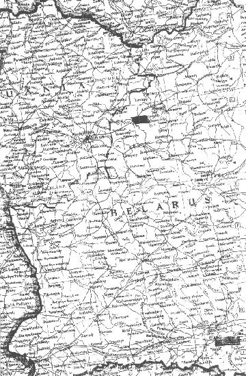 Map of Belarus