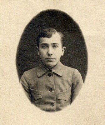Nechemiah Glassman as boy