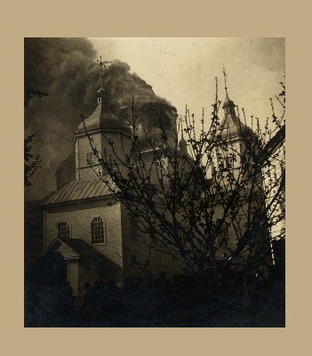 Church on Fire in 1936