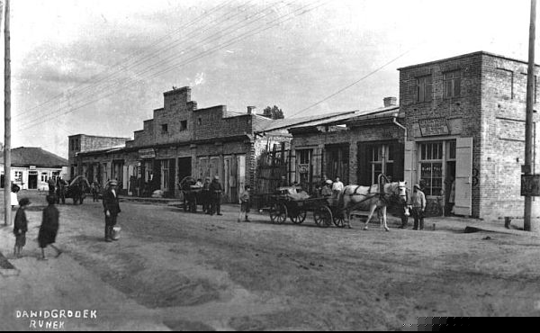 Market square in summer